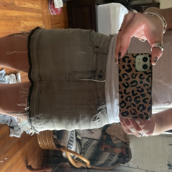 Hurley Grey Jean Skirt (size M/L) - Picture 6 of 6